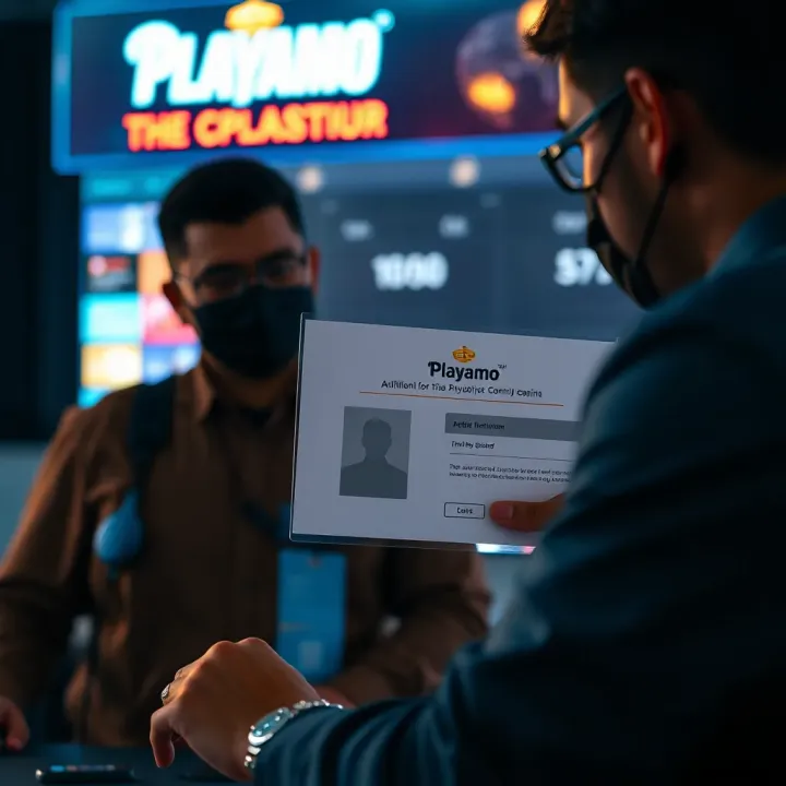 Smooth Identity Confirmation for Australian Playamo Users Australian player completing identity confirmation to access Playamo casino securely