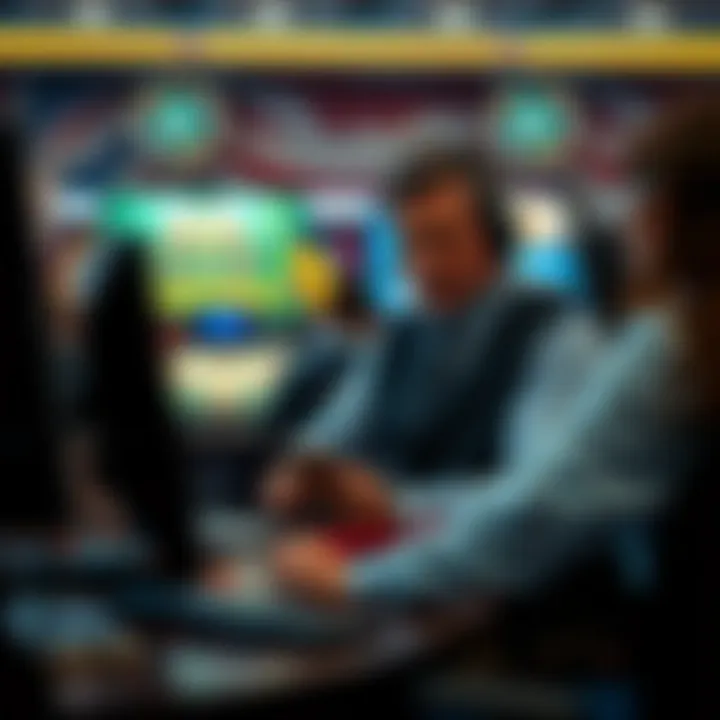 Customer service representative assisting with casino withdrawal issue