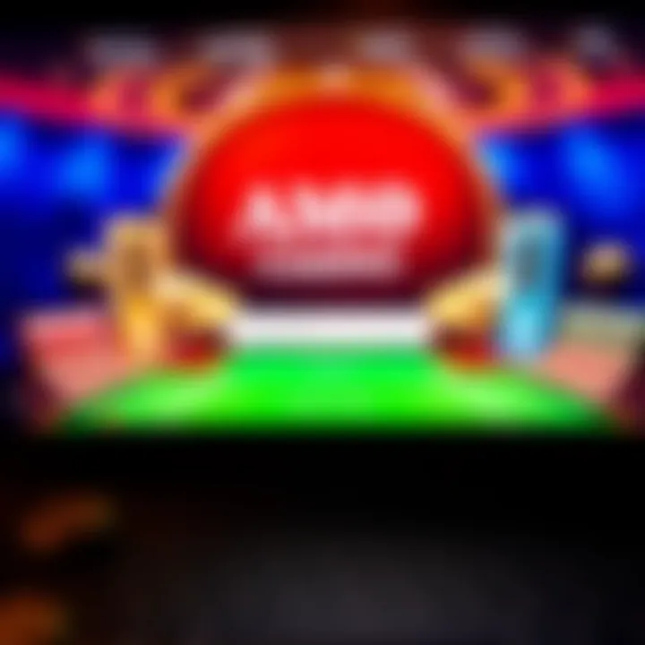 User interface login screen of Amo Casino website with fields for username and password