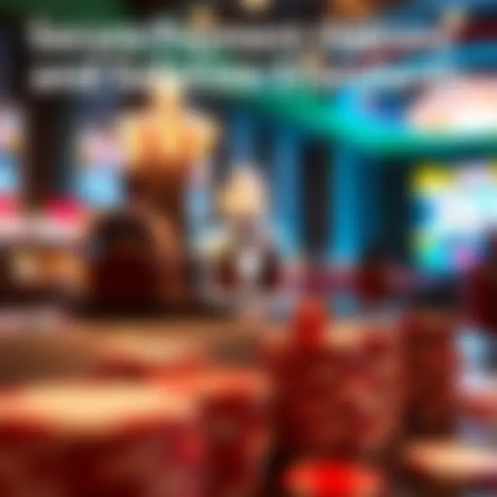 Graphic depicting secure payment methods and safety measures for online casino transactions in Australia