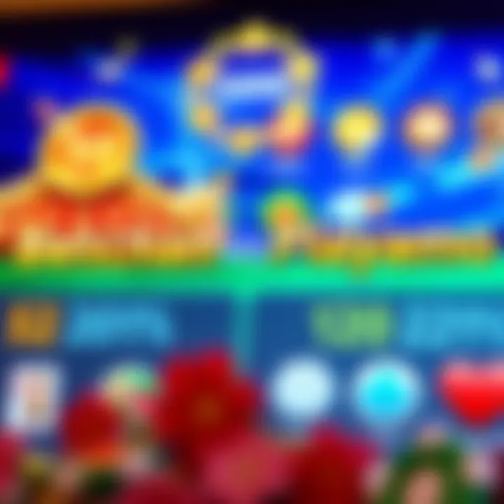 Online casino bonuses and payment options represented with icons