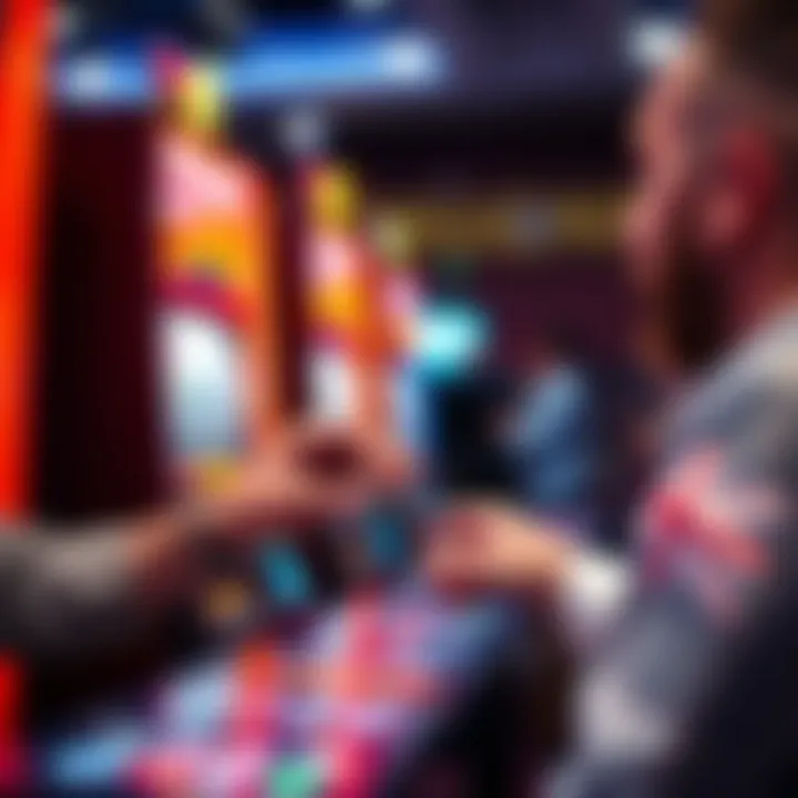 Illustration showing secure PayID transaction between user and online pokies platform in Australia