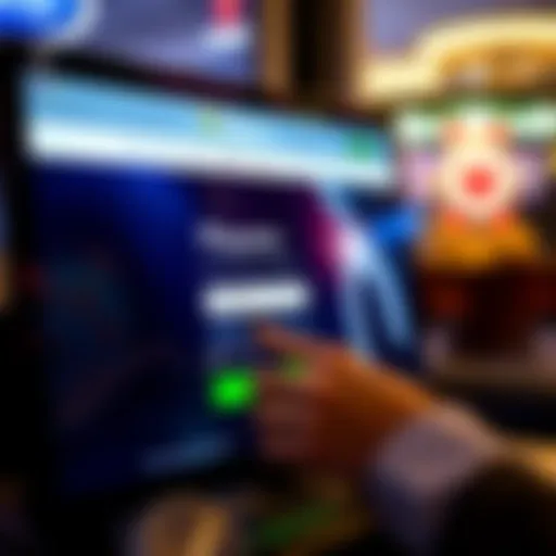 User entering login credentials on a secure Playamo website interface