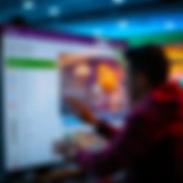 User navigating account settings on a PlayAmo online casino platform