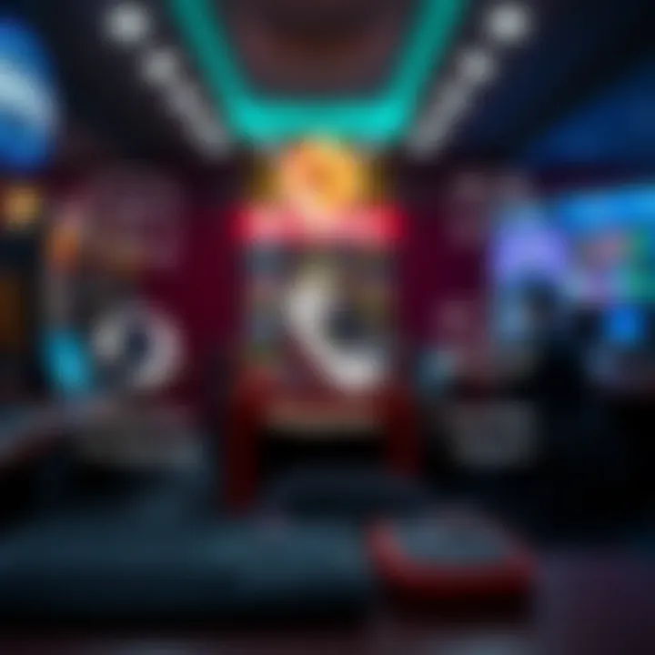 Various communication icons representing phone, chat, and email support options