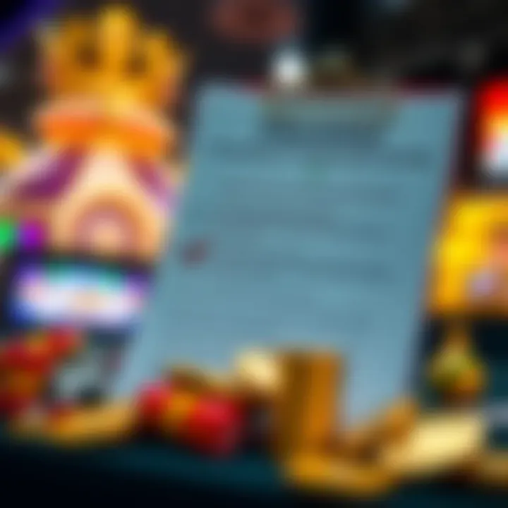 Checklist for Validating Bonuses and Promoting Responsible Gaming Conceptual graphic showing a checklist for verifying online casino bonuses and responsible gaming practices