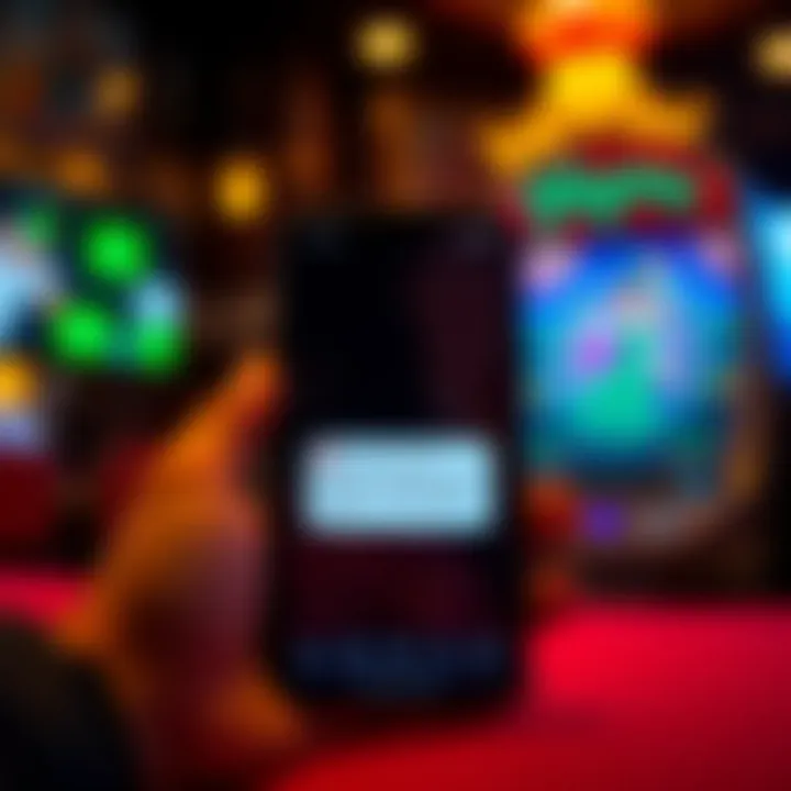 Managing Unwanted Casino Text Notifications Mobile phone screen showing blocked casino text messages notification