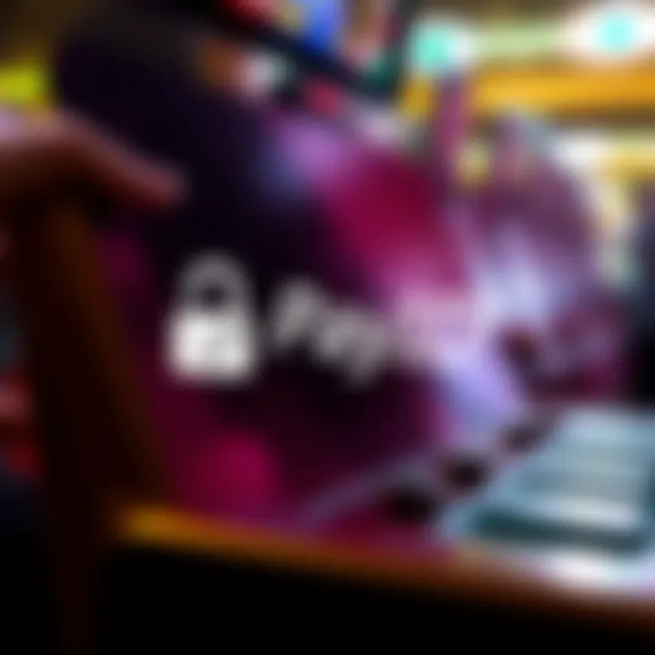 Illustration of a secure digital transaction interface showing PayID logo and Australian currency symbols