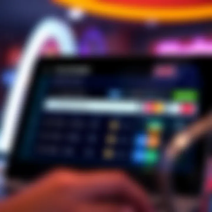 Digital wallet screen showing various payment options available for online casino withdrawals in Australia