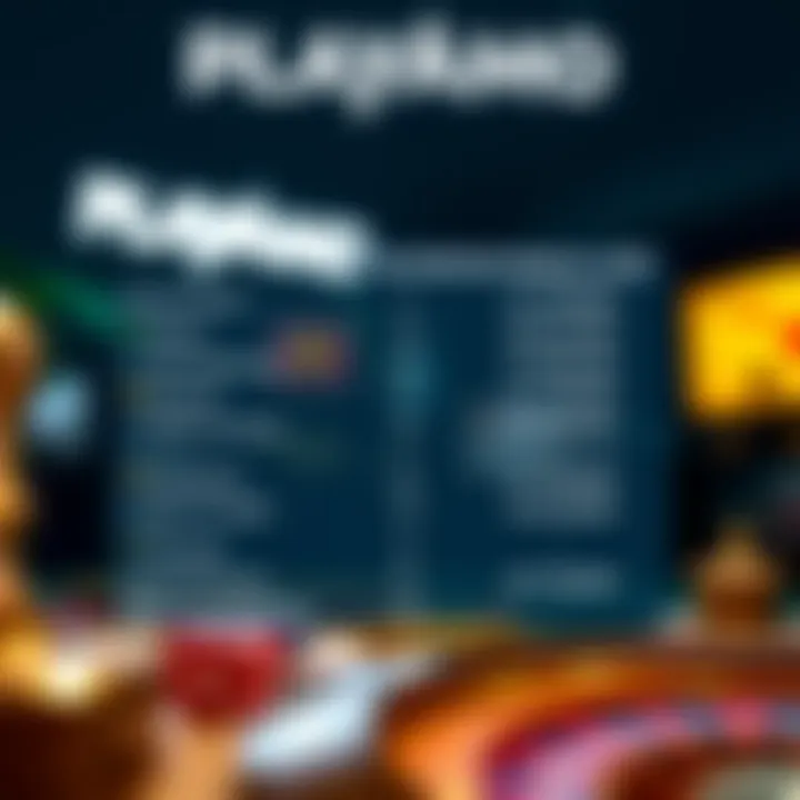 Comparison chart illustrating PlayAmo bonus offers against other online casino promotions