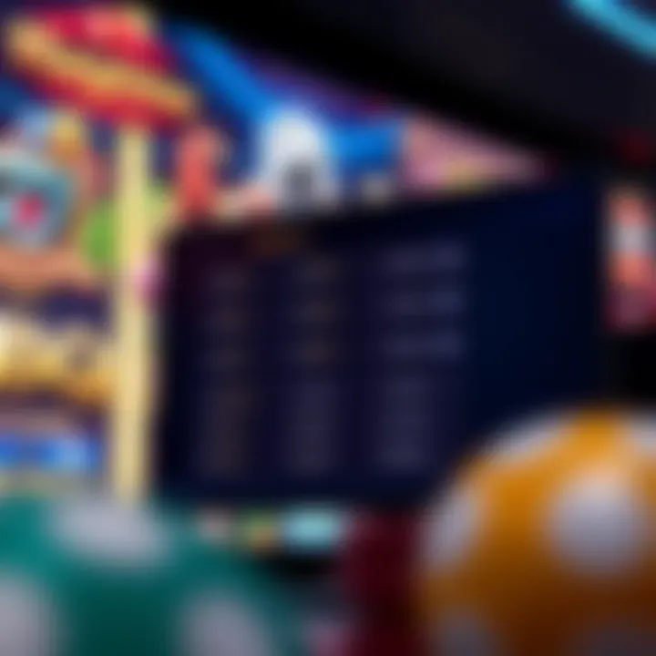 Illustration showing various Playamo bonus codes displayed on a digital screen with casino-themed graphics in the background