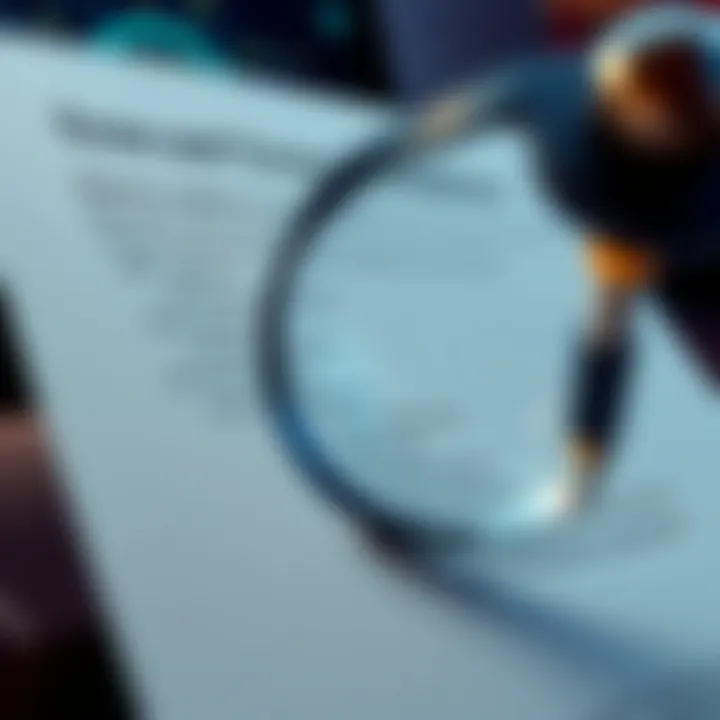 Graphic showing a checklist and a magnifying glass highlighting terms and conditions for bonus eligibility