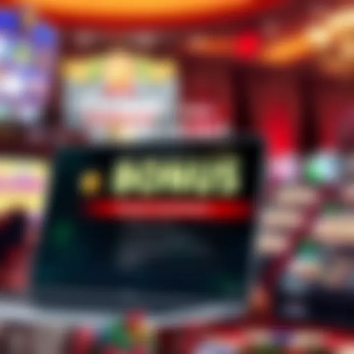 Graphic highlighting wagering requirements and bonus terms for online casino players