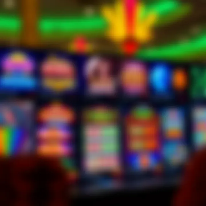 Variety of Real Pokies at PlayAmo Casino Australia Colorful selection of online pokies games displayed on a digital casino interface