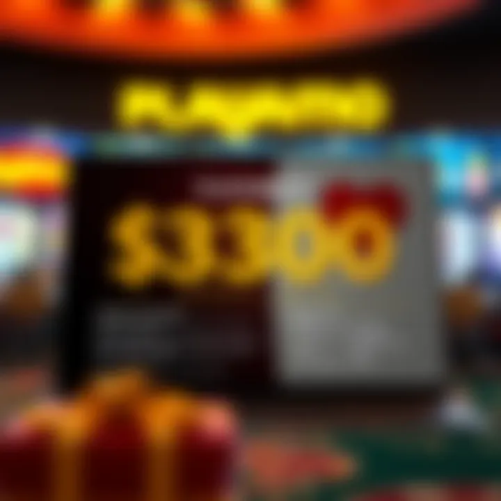 Illustration showing Playamo casino bonus offer details and eligibility criteria