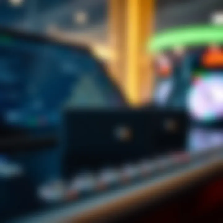 Digital wallet icons representing various e-wallet options for online casino transactions