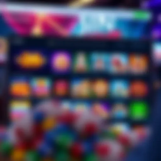 Playamo casino platform showcasing a variety of exciting slot games on screen