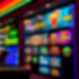 Colorful PlayAmo Casino game lobby displaying various slot and table game options