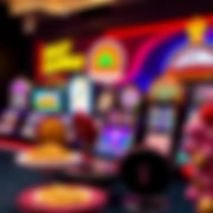 Variety of Casino Games Supported by Playamo Bonus Visual representation of diverse casino games available at Playamo including slots and table games