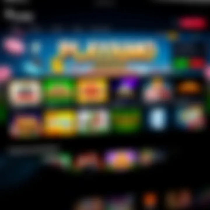 Playamo Casino Homepage Overview with Game Selection and Promotions Playamo Casino homepage showcasing a vibrant interface with various game categories and featured promotions