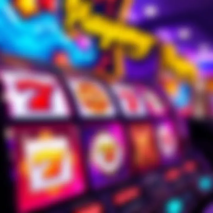 Colorful slot machine reels displaying winning symbols at Playamo Casinò Online