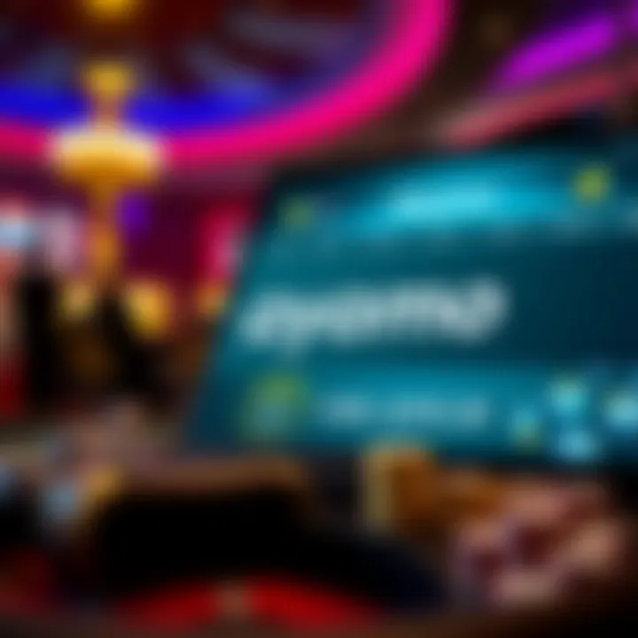 Secure payment methods and bonus offers available at an online casino platform