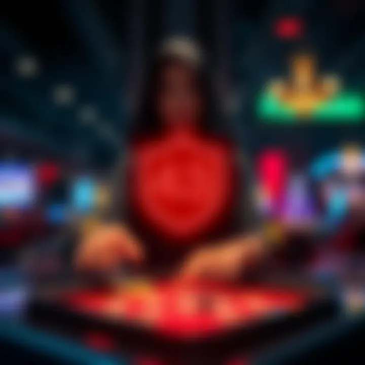 Secure online transaction on a digital casino platform