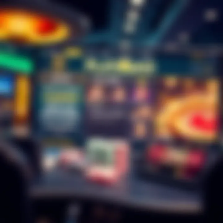 Secure online casino interface highlighting responsible gambling features