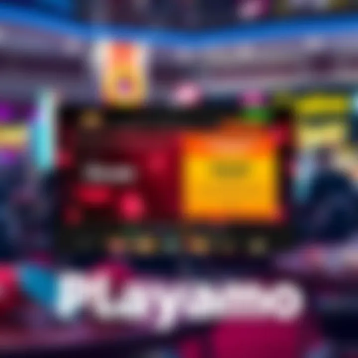 Graphic depicting an online casino interface highlighting coupon redemption and bonus credit application