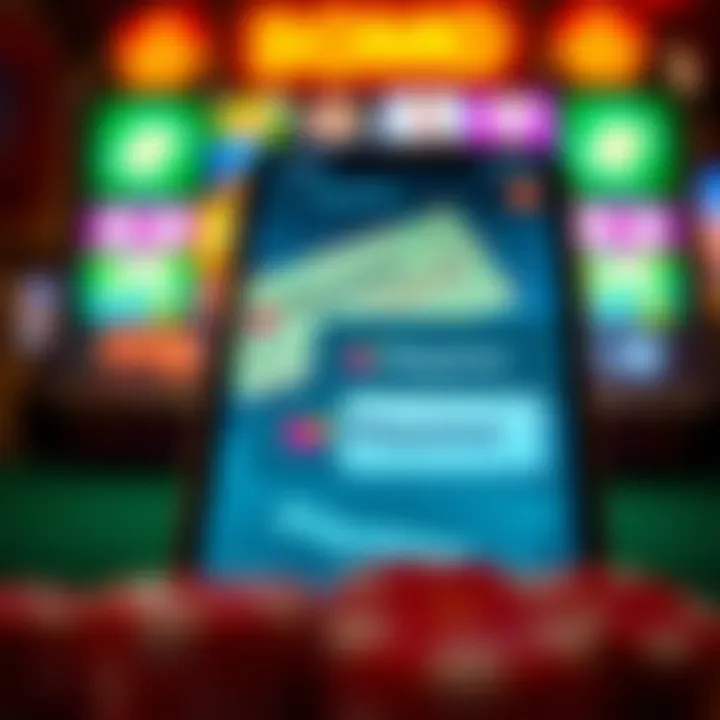 Illustration showing a collection of digital coupons on a mobile device screen with Playamo branding