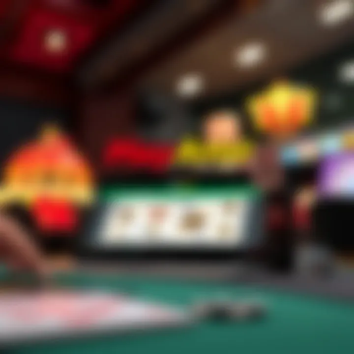 Illustration of online casino account creation and verification process