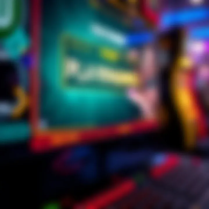 Illustration of a glowing promo code unlocking gaming rewards on a digital screen