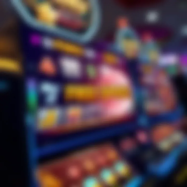 PlayAmo Free Spins Bonus Code Slot Machine Illustration showcasing a digital slot machine with spinning reels and highlighted free spins bonus