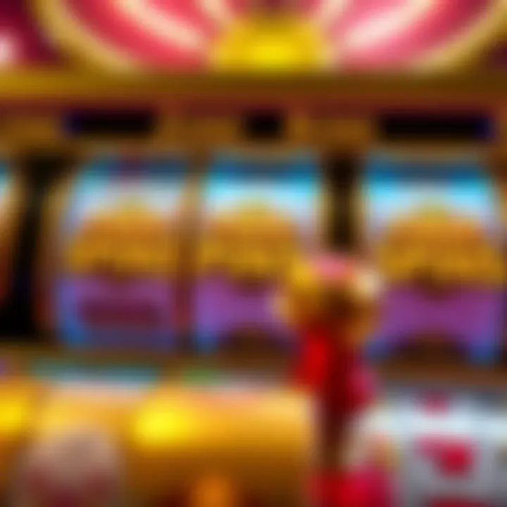 Visual representation of spinning reels with highlighted free spin rewards and casino icons emphasizing bonus features