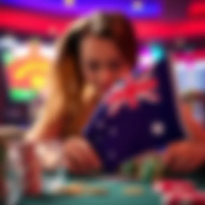 Online Casino Bonuses with Australian Player Focus Representation of online casino bonuses with Australian flag elements
