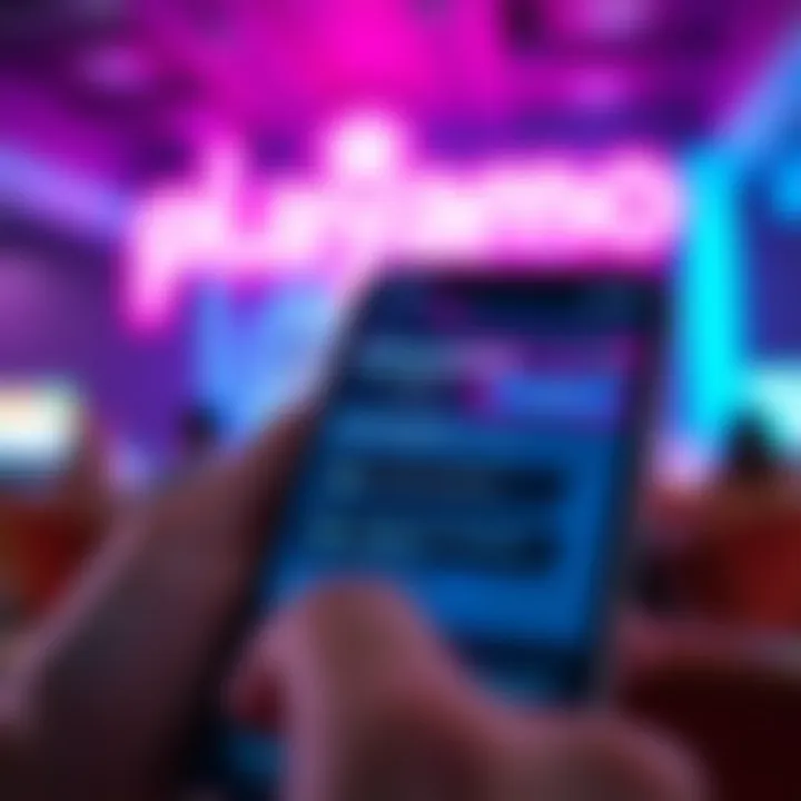 Smartphone showing secure payment options and customer support chat for mobile casino users