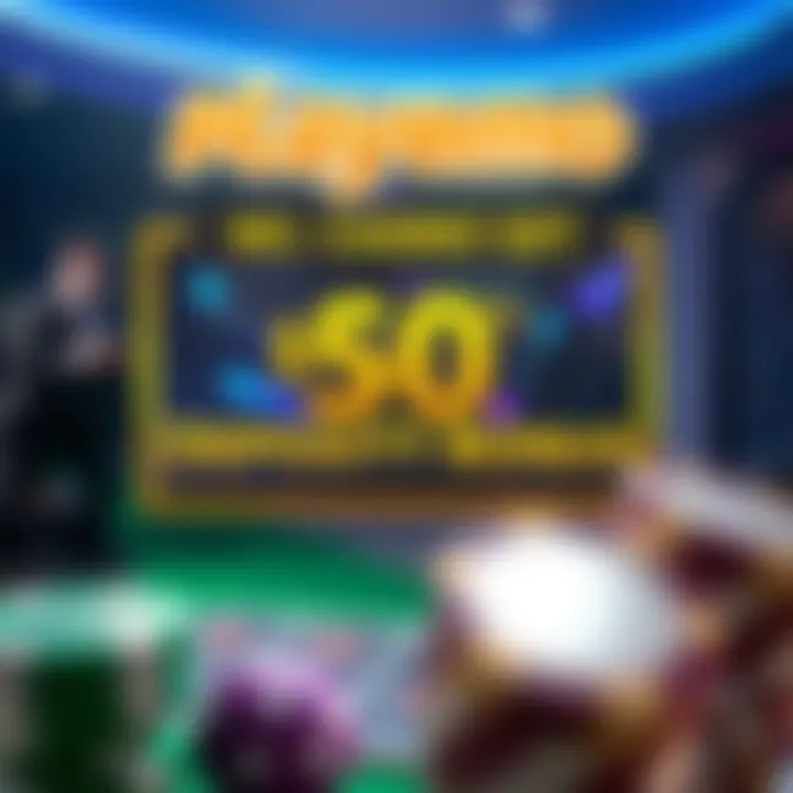 Digital promotion banner highlighting Playamo no deposit bonus code offer