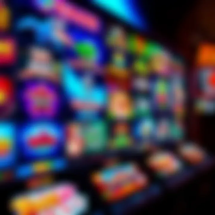 Colorful interface showing a variety of casino games available at PlayAmo for Australian players