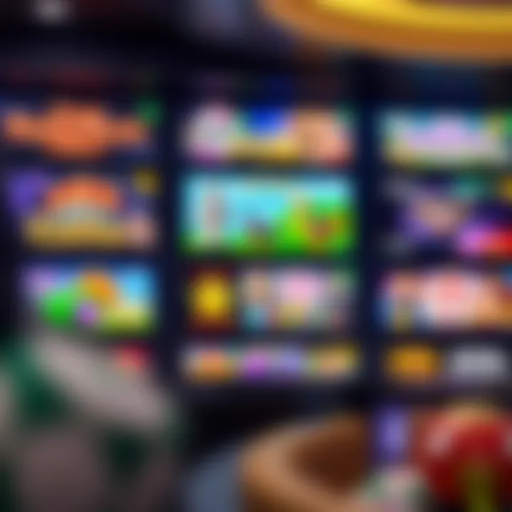 Variety of casino games including slots, poker, and table games on Playamo