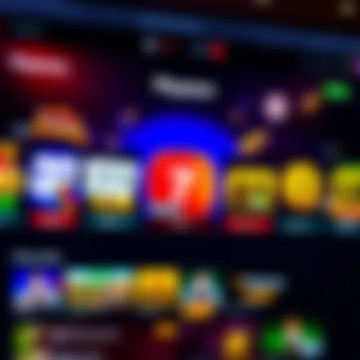 Playamo casino platform showcasing a variety of slot and table games on a digital interface