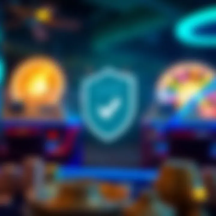 Graphic depicting a secure transaction with a checkmark confirming successful withdrawal to a bank account