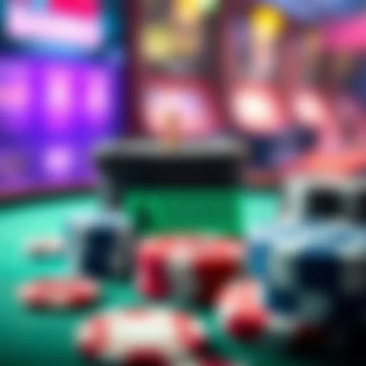 Graphic depicting wagering requirements and casino chips with strategy icons