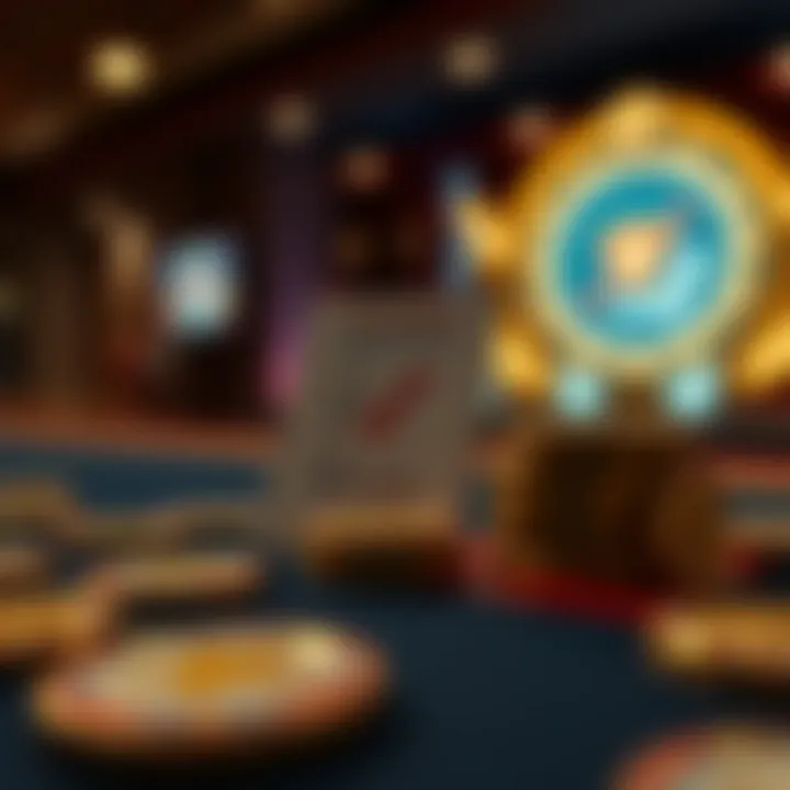 Graphic of wager coins and checklist symbolizing wagering conditions and terms