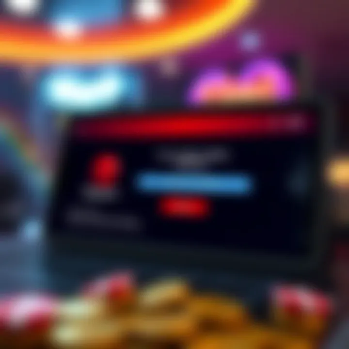 Illustration of a secure digital wallet interface showing transaction confirmation for online casino withdrawals