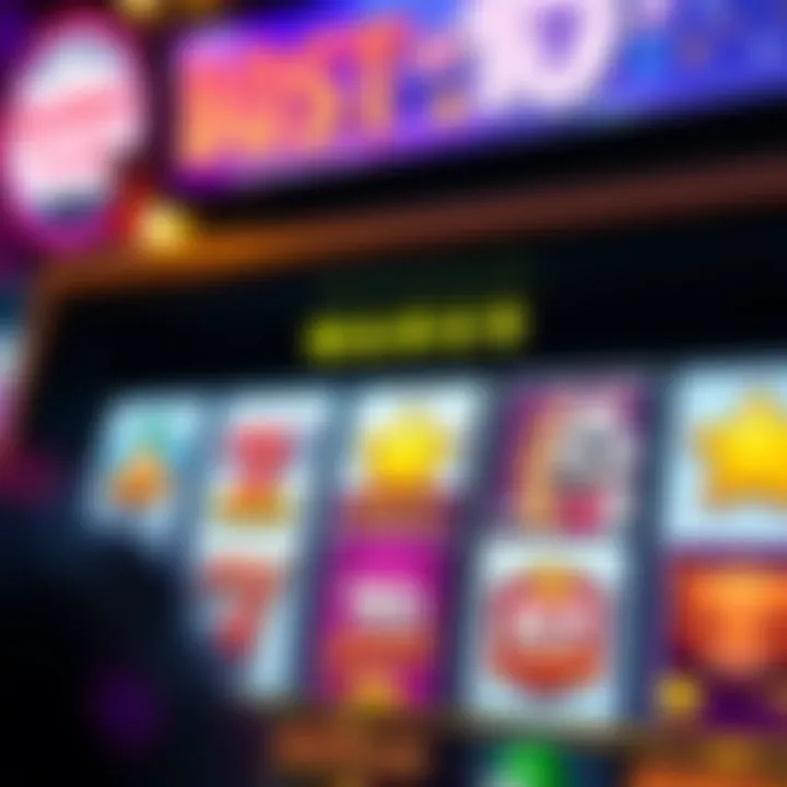 Colorful online pokies interface showing reels with Australian-themed symbols and bonus features