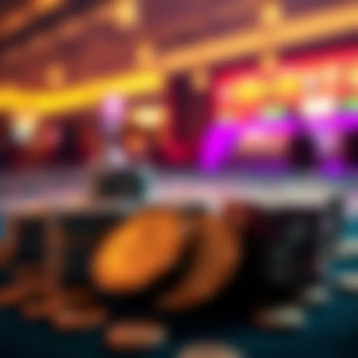 Illustration of online casino bonuses highlighting nodpositkings offers with coins and casino chips