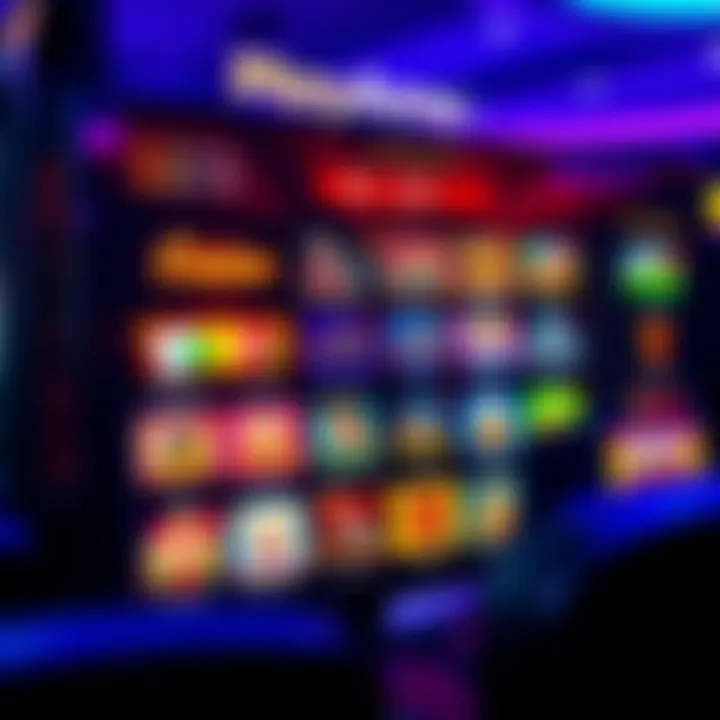 Interface of PlayAmo Casino showcasing various slot games and live casino options