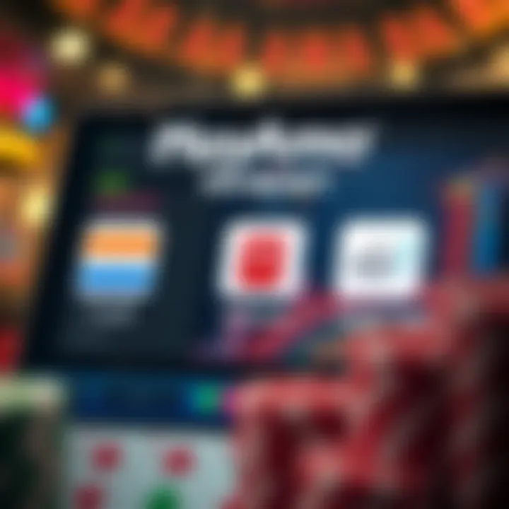 Illustration of secure online casino payment methods with icons representing credit cards, e-wallets, and bank transfers