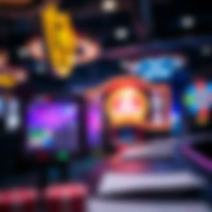 Illustration showing digital records and data management for online casino trust