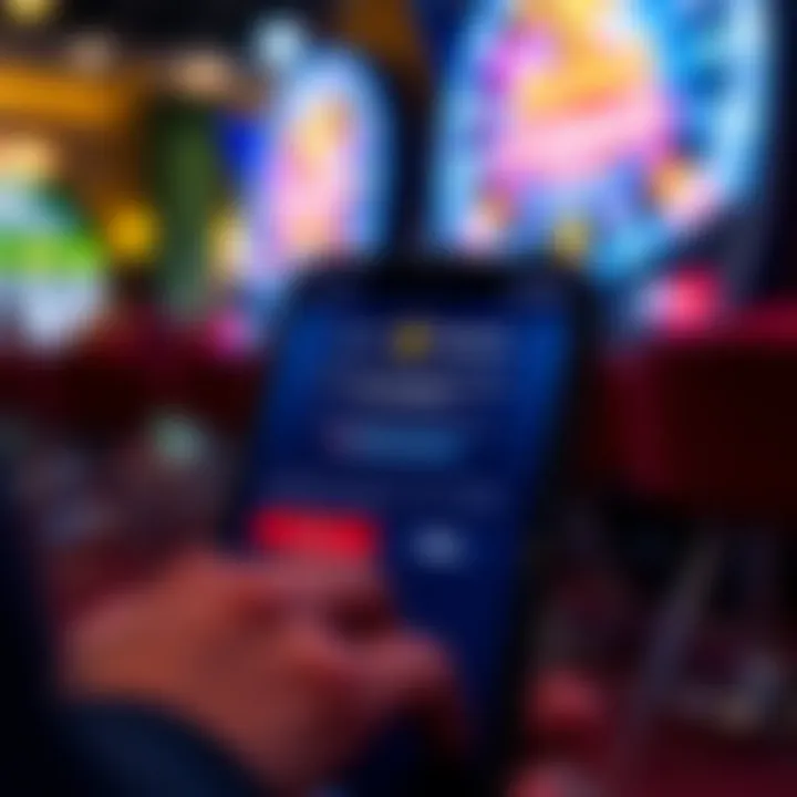 Secure transaction confirmation screen on a mobile device for safe casino deposits